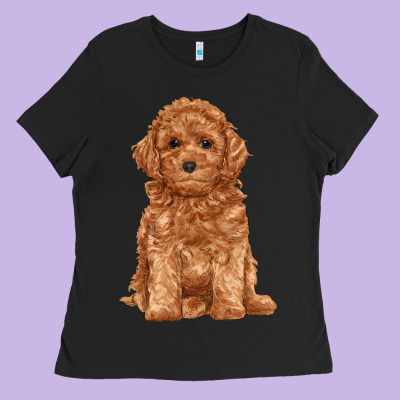 Toy Poodle Ladies Tee Designed By Ranaportraitstore