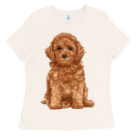 Bone toy poodle Ladies Tee - RanaPortraitStore