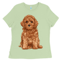 Matcha toy poodle Ladies Tee - RanaPortraitStore