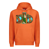 Carrot dad san judas sunflower leopard turquoise Premium Hoodie - JahusDesignShop