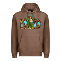 Chestnut dad san judas sunflower leopard turquoise Premium Hoodie - JahusDesignShop