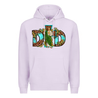 Dad San Judas Sunflower Leopard Turquoise Premium Hoodie | Teevron