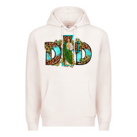 Pale Pink dad san judas sunflower leopard turquoise Premium Hoodie - JahusDesignShop