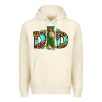 Sandshell dad san judas sunflower leopard turquoise Premium Hoodie - JahusDesignShop