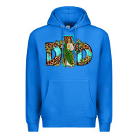 True Royal dad san judas sunflower leopard turquoise Premium Hoodie - JahusDesignShop