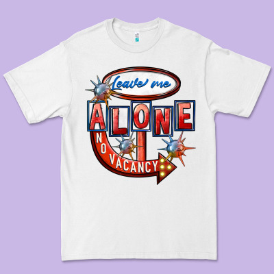 Leave Me Alone Anti Valentines Day Premium Tee Designed By Fadigitalartstudio