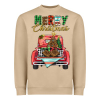 Mushroom merry christmas truck Heavyweight Sweatshirt - BarkalooDesign