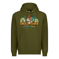 Army Green Small town Easter Day Premium Hoodie - NancyCooperArtShop