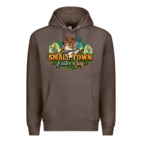 Coffee Small town Easter Day Premium Hoodie - NancyCooperArtShop