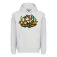 Dove Grey Small town Easter Day Premium Hoodie - NancyCooperArtShop