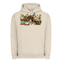Pigment French Oak rodeo cowboy coffee cups Urban Hoodie - OliviaCreatesArt