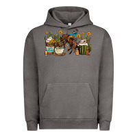 Pigment Tornado rodeo cowboy coffee cups Urban Hoodie - OliviaCreatesArt