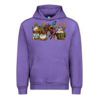 Tulip rodeo cowboy coffee cups Urban Hoodie - OliviaCreatesArt