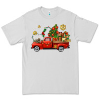Dove Grey Christmas truck Premium Tee - AdoDesignShop