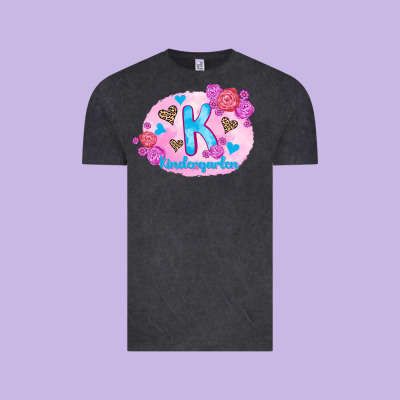Back To School Flowers Kindergarten 3200x2400 Vintage Tee Designed By Adodesignshop