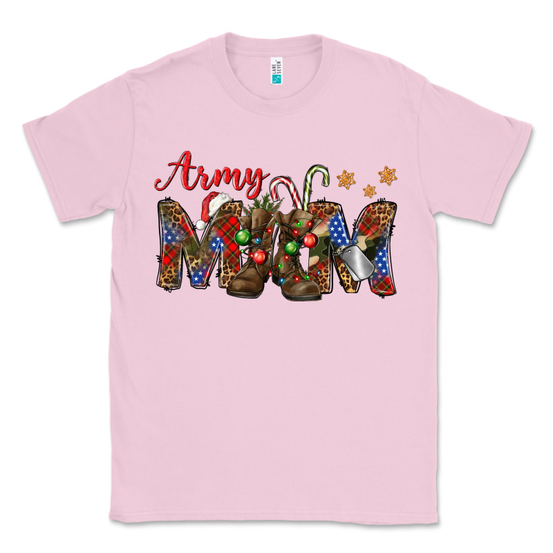 Christmas Army Mom Classic Tee by NancyCooperArtShop | Teevron