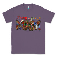 Lavender Christmas Army Mom Classic Tee - NancyCooperArtShop