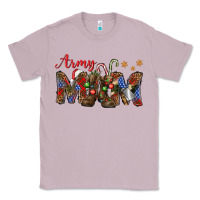 Lilac Christmas Army Mom Classic Tee - NancyCooperArtShop