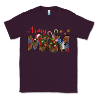 Plum Christmas Army Mom Classic Tee - NancyCooperArtShop