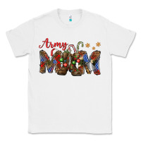 White Christmas Army Mom Classic Tee - NancyCooperArtShop