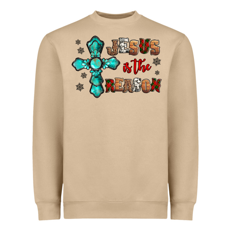 Jesus Is The Reason For This Season Christmas Heavyweight Sweatshirt by Jasminsmagicworld | Teevron