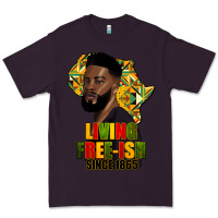 Plum juneteenth living freeish since 1865 Premium Tee - HRA Design Shop