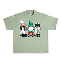 Oil Green hero gnomies african american nurse gnomies medical gnomies Urban Heavy Tee - BarkalooDesign