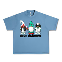 Pebble Blue hero gnomies african american nurse gnomies medical gnomies Urban Heavy Tee - BarkalooDesign