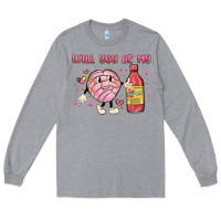Heather Grey will you be my Long Sleeve Tee - MaliasSmallBusiness