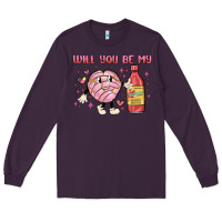 Plum will you be my Long Sleeve Tee - MaliasSmallBusiness