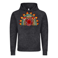 Vintage Black firefighter rainbow Vintage Hoodie - Artiststas