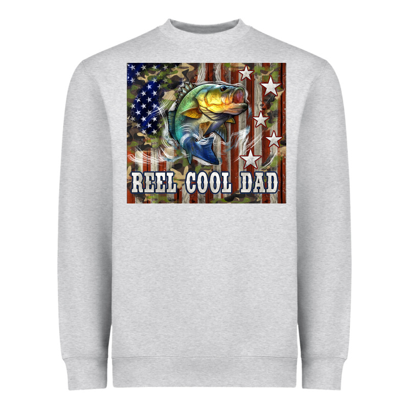 Western Reel Cool Dad Bass Heavyweight Sweatshirt by LillyAllenDesigns | Teevron