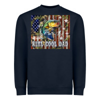 Navy Western Reel Cool Dad Bass Heavyweight Sweatshirt - LillyAllenDesigns