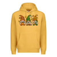 Mustard Fall Gnomes Premium Hoodie - texasbilliewilder