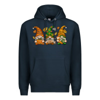Navy Fall Gnomes Premium Hoodie - texasbilliewilder