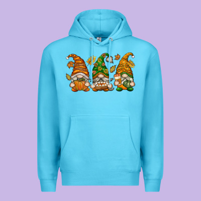 Fall Gnomes Premium Hoodie Designed By Texasbilliewilder