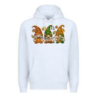 White Fall Gnomes Premium Hoodie - texasbilliewilder