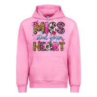 Fuchsia Pink miss steal your heart olivia Urban Hoodie - OliviaCreatesArt