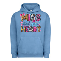 Pigment Pebble Blue miss steal your heart olivia Urban Hoodie - OliviaCreatesArt