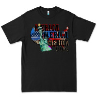 Black Merica Merica Merica vibes 4th of july Premium Tee - CowGirlArtShop