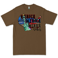 Cacao Merica Merica Merica vibes 4th of july Premium Tee - CowGirlArtShop