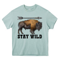 Arona stay wild bison Heavy Core Tee - RanaPortraitStore