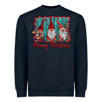 Navy merry christmas gnomes Heavyweight Sweatshirt - BarkalooDesign