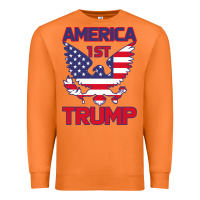 Carrot Trump America First Eagle Premium Sweatshirt - Bettercallsaul