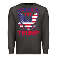 Smoke Trump America First Eagle Premium Sweatshirt - Bettercallsaul