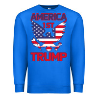 True Royal Trump America First Eagle Premium Sweatshirt - Bettercallsaul