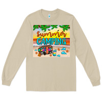 Mushroom summer camping Long Sleeve Tee - JahusDesignShop