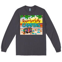 Smoke summer camping Long Sleeve Tee - JahusDesignShop