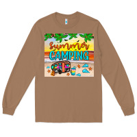 Toasted Coconut summer camping Long Sleeve Tee - JahusDesignShop