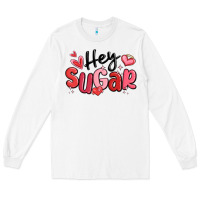 White hey sugar valentines day Long Sleeve Tee - MaliasSmallBusiness
